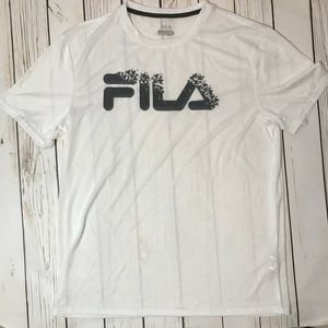 Fila White men’s short sleeve active shirt